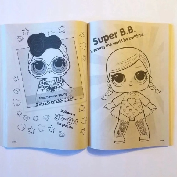 LOL SURPRISE DOLLS 96pg COLORING ACTIVITY BOOK - Picture 3 of 8